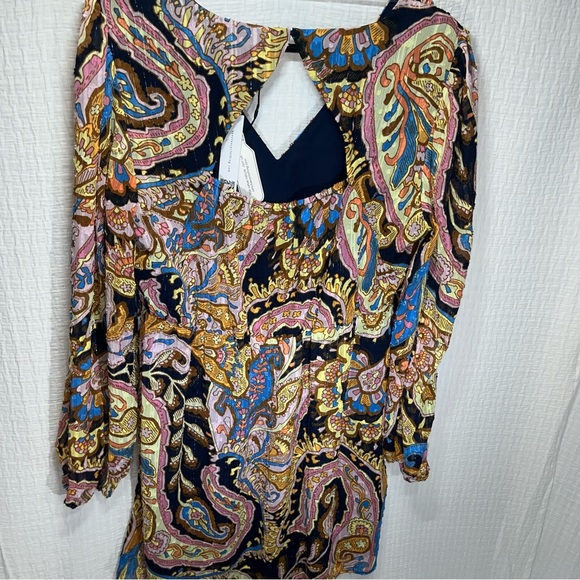 NWT SANCTUARY Girls Day Out Paisley Back-Cutout Dress - Picture 4 of 9